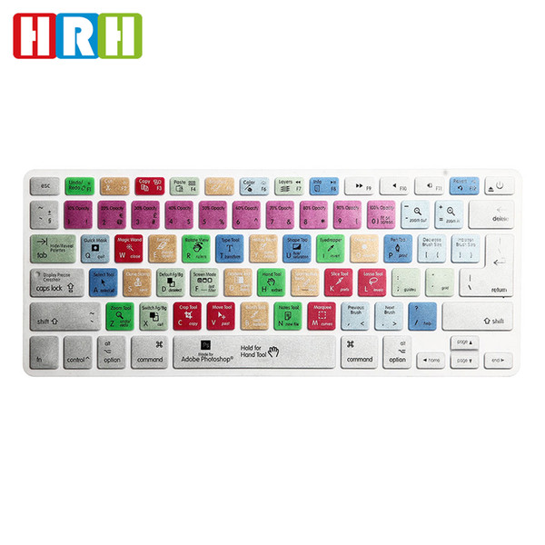 HRH For Adobe After Effects Photo shop PS English Function Hotkeys Shortcuts Keyboard Cover Skin For Macbook Air Pro Retina 13 15 17 US/EU