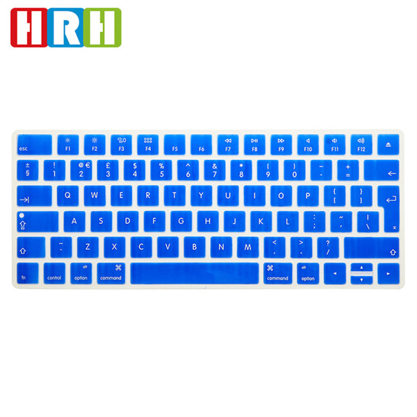 HRH EU/UK Magic English Keyboard Covers Silicone Skins Protective Film for Apple Magic Keyboard MLA22B/A European/ISO A1644