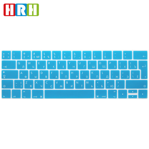 HRH Russian Durable Keyboard Cover Silicone Skin For Macbook Pro Touch Bar 13