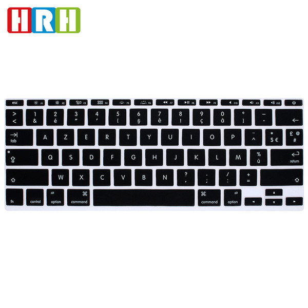 HRH Drop ship Wholesale French US Silicone Keyboard Cover Skin Protector For Mac Book Air 11 11.6 inch A1465/A1370