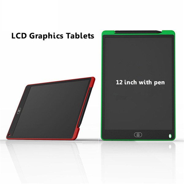 12 Inch LCD Writing Tablet Digital Drawing Tablet Handwriting Pads Portable Electronic Graphics Tablet Board ultra-thin Board with pen