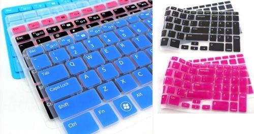 2PCS Colorful Keyboard Protector Cover Skin Keyboard Stickers For Dell Inspiron 15R -5521 15-3521