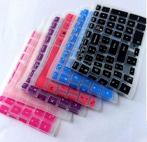 2pcs Silicone Keyboard Cover Skin for Dell Inspiron 15-3542/5547/1528/15C 3000 Series Colorful Keyboard Covers Laptop