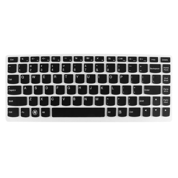 Laptop Keyboard Protector Film Black Clear for Lenovo U400/YOGA 13