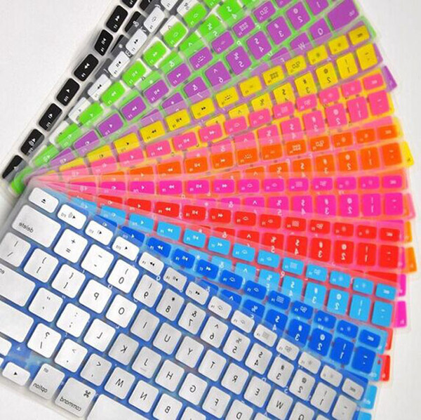 500pcs By DHL/FEDEX Free Shipping Silicone Keyboard Cover For Apple Macbook AIR PRO RETINA 11