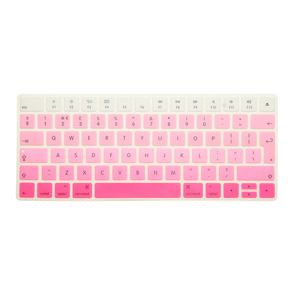 EU/UK Enghlish Rainbow Silicone cover For Apple Magic Wireless Keyboard A1644 MLA22B/A