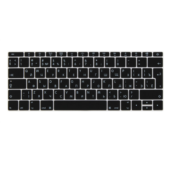 Russia EURO Enter keyboard Cover for Macbook 12 inch Model A1534