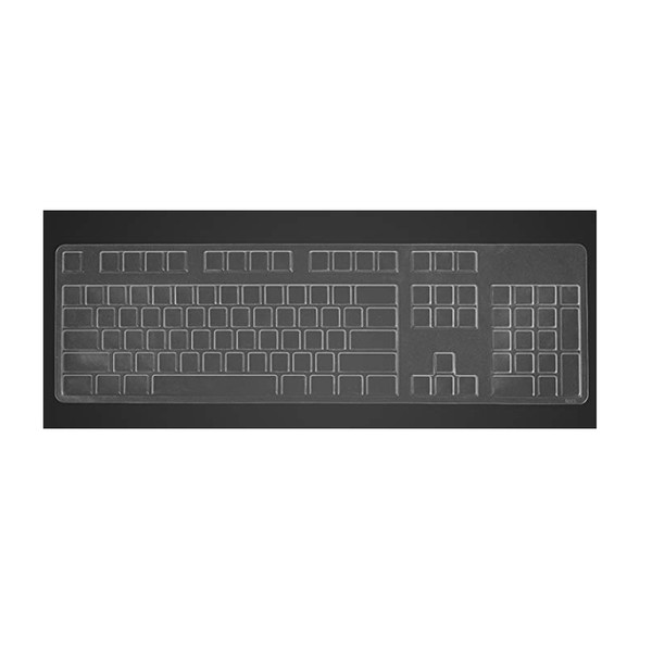 Universal Clear Waterproof Anti-Dust Silicone Keyboard Protector Cover Skin for Standard Size PC Computer Desktop Keyboards