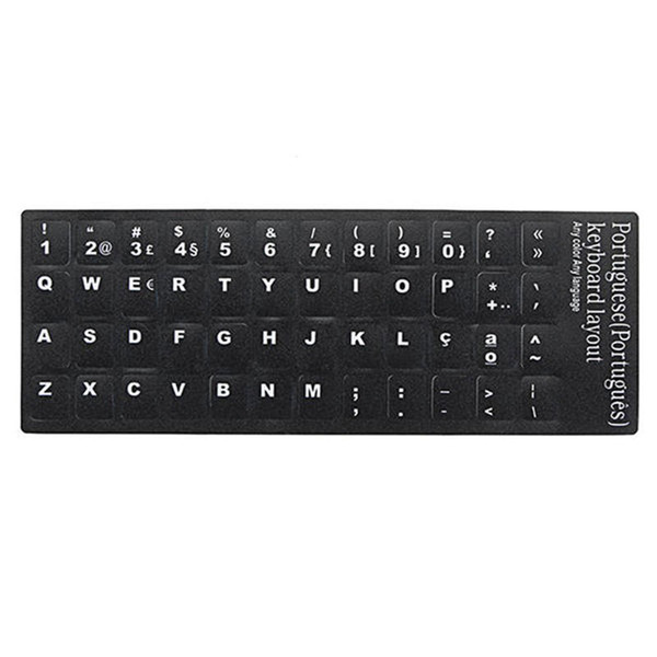 2019 Computer Keyboard Stickers Russian French Arabic English Keyboard Waterproof Keyboard Film Cover Independent Paste For Laptop PC