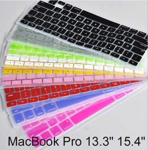 Colorful Silicone KeyBoard Case Protector skin For MacBook Pro Air 13 15 17 inch waterproof dustproof