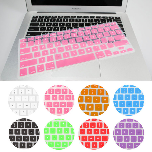 10pcs Silicone Keyboard Cover protector Skin for Apple Macbook air Pro MAC 13inch / 15inch