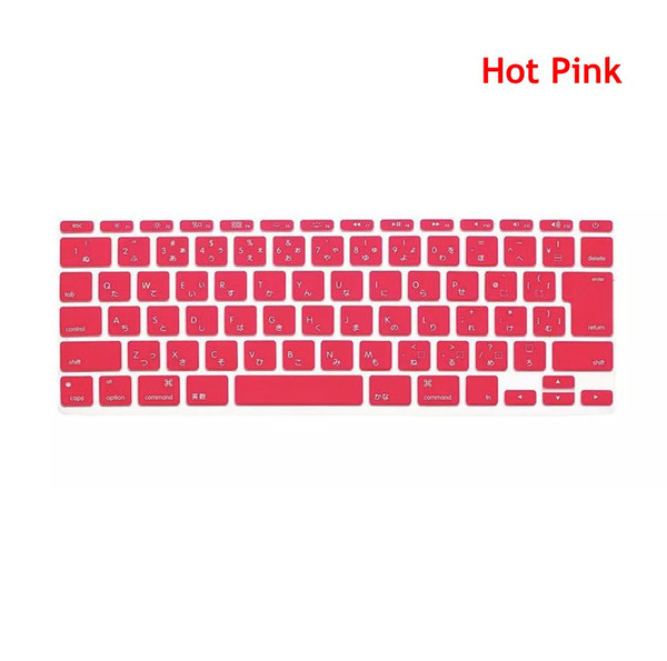 Japanese English Japan JP Version Silicone Keyboard Cover Skin Protector Cover For Apple MacBook Air 11