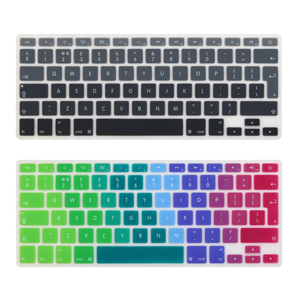 English EURO Enter keyboard Cover for MacBook inch A1466 A1369