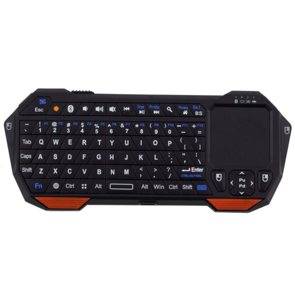 IS11-BT05 Mini Wireless Bluetooth 3.0 Keyboard Mouse Air Touchpad Touch Pad Back Lights for Windows 7 WIN7 for Android for iOS Wholesale