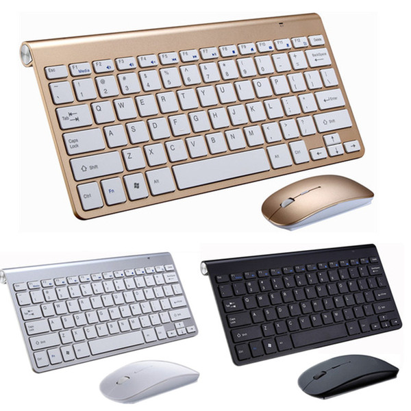 2.4ghz Wireless Keyboard and Mouse Combo USB Receiver Silent Computer Keyboard for Android Windows XP/7/8/10