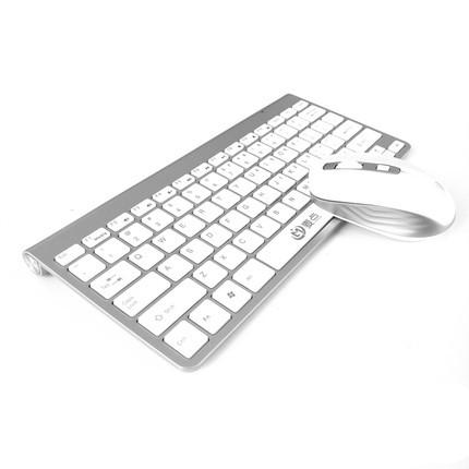 Ultra thin mute notebook external mini wireless keyboard mouse set unlimited mouse button TV mouse set