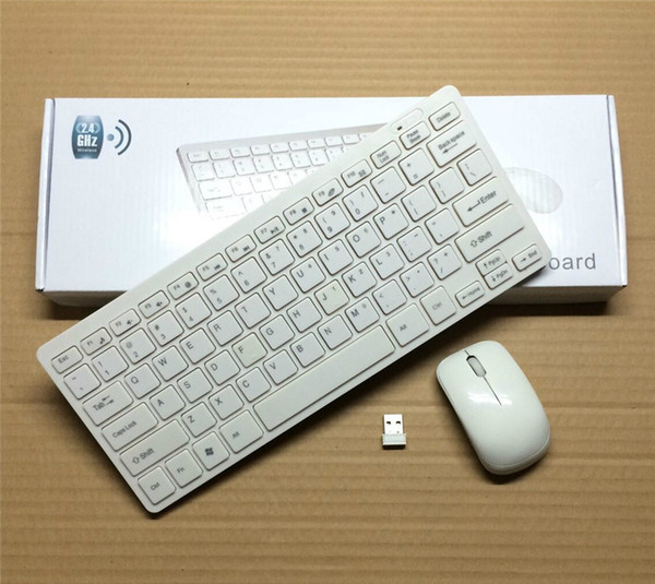 mini Keyboard and mouse set,Ultra Slim Thin Design 2.4GHz Wireless Keyboard With Cover With Mouse Mice Kit