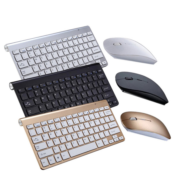 Ultra Slim Mute Wireless Keyboard Scissors 2.4GMini Keyboard Mouse Set Office for Mac Windows XP 8 7 10 Vista Android TV Box