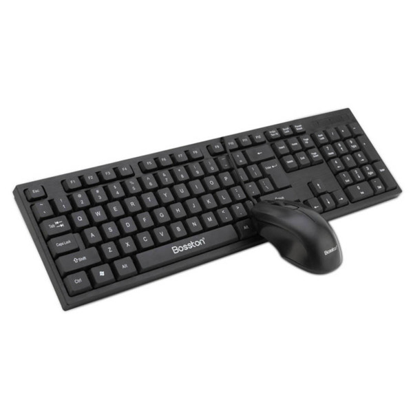 New Style Professinal Keyboard and Mouse Set Ultra Thin Business Keyboards Mute Button for Office PC Computer Desktop Laptop