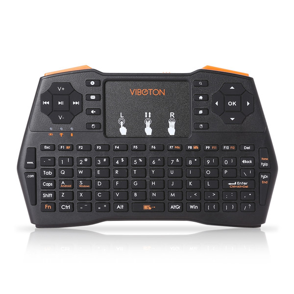 2.4GHz Handheld Wireless Keyboard Mouse Keypad 1600DPI Rechargable with Touch Pad for PC Computer Laptop Tablet