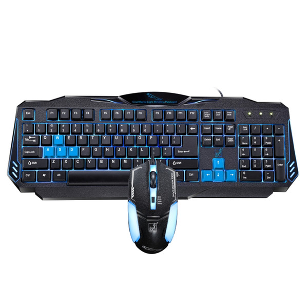 Wired Keyboard Gamer Computer Gaming Keyboard USB Powered for LOL PC Laptop Desktop