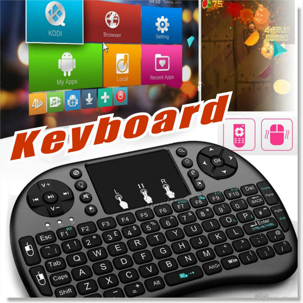 Air Mouse Combo 2.4G Mini I8 Wireless Keyboard with Touchpad for PC Pad Google Andriod TV Box Xbox360 PS3 HTPC Smartphoones(OTG)