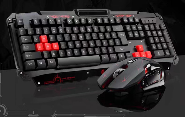 Gaming Keyboard RGB Backlight Keyboard PC Gamer Keyboard Mechanical Keycap Computer Ergonomic Game Keyboards For DOTA