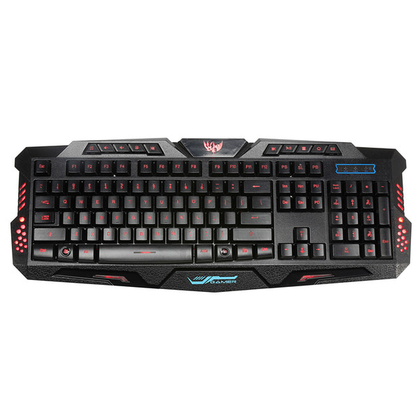 Gaming office wired Keyboard Mechanical Feeling Keyboard 104 Keycaps usb Backlight Computer Gamer USB Keyboard For Laptop pc