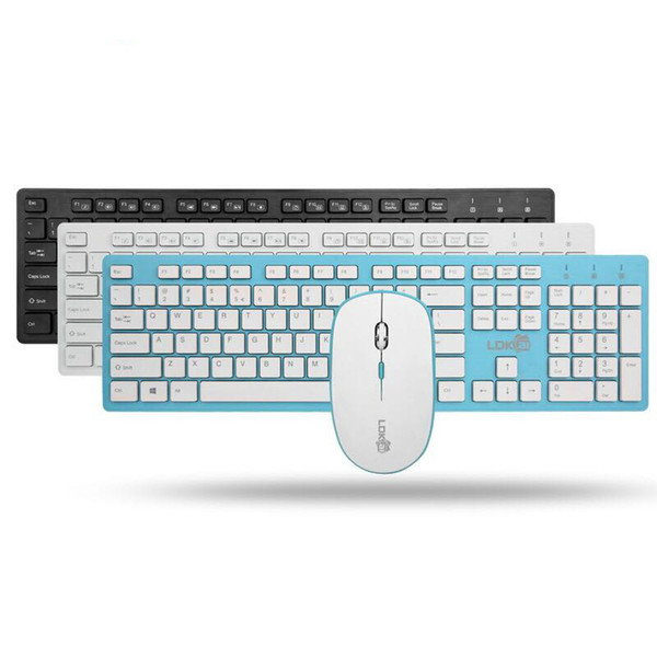 Redickie GR-20 Multimedia Chocolate Slim Wireless Keyboard and Mouse Set Wireless Keyboard and Mouse Kit Color