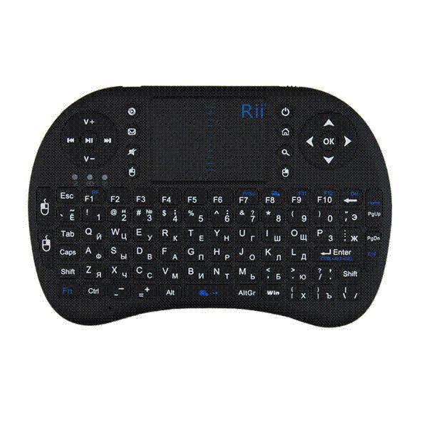 Rii Mini i8 2.4G wireless Russian keyboards Fly Air mouse With touchpad For Gaming Android TV Box Mini PC Computer Accessory