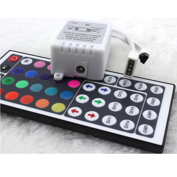 New Fahsion 44 Key IR Remote Controller RGB Control Box DC12V For LED 3528/5050 Strip Light