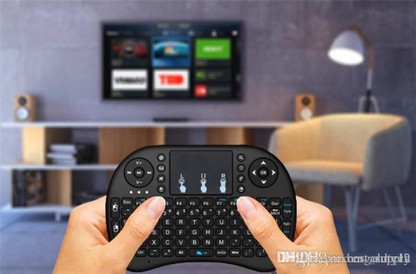 Rii I8 + Wireless Backlight Mini Keyboard Air Mouse Multi-Media Remote With Touchpad Handheld For S905X S912 RK3229 TV Box TX3 MXQ fashion