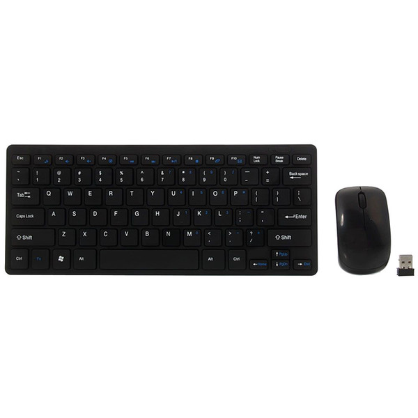 Ultra-thin keys Low power and current , Mini 03 2.4G DPI Wireless Keyboard and Optical Mouse Combo for Desktop