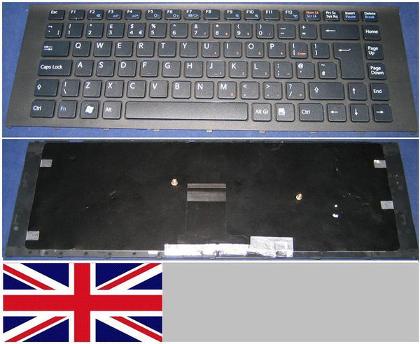 Clavier Qwerty UK SONY VPC-EA MP-09L16GB-8861 A1765627A 148792611 Black/Noir