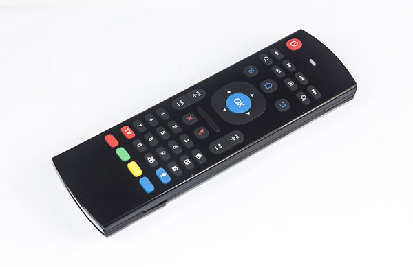 10pcs X8 MX3 2.4GHz Remote Wireless Air Mouse Fly Mouse QWERTY Keyboard GYRO Sensing Remote IR Learning with voice micphone