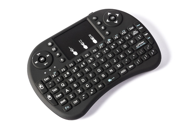 50pcs Rii I8 Mini Air Mouse Keyboard 2.4G Wireless Mouse Keyboard Remote Control touchpad for android tv box