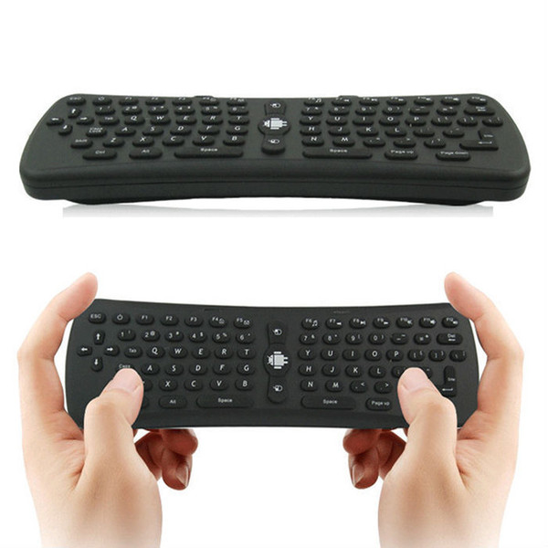 DHL Ship T6 Wireless Keyboard 2.4GHz G-sensor Gyro Fly Air Mouse Mini Gaming Keyboard For TV Box Laptop Tablet Mini PC