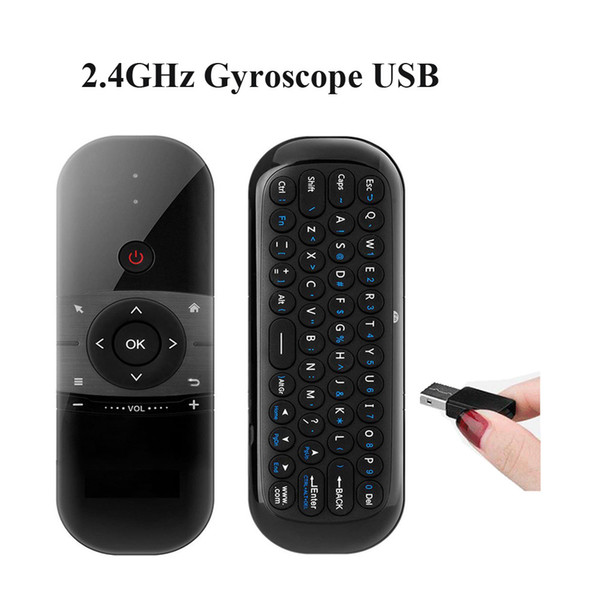 20pcs 057 Mini Air Mouse Gyro Sensing 2.4G Wireless Keyboard Remote Control For Windows Android TV Box beat I8 MX3 keyboard