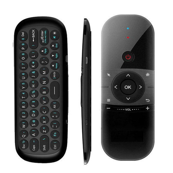 50pcs 057 Mini Air Mouse Gyro Sensing 2.4G Wireless Keyboard Remote Control For Windows Android TV Box beat I8 MX3 keyboard