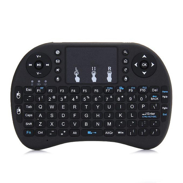 I8 Keyboard Fly Air Mouse Remote Rechargeable lithium-ion battery 2.4GHz Wireless Remote Control For S905X S912 TV Box H96 MINI