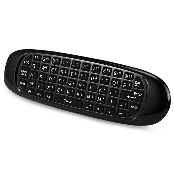 TK668 Wireless Gyroscope Fly Air Mouse Game Full QWERTY Keyboard Android Rechargeable Keyboard with TV Remote Control Function