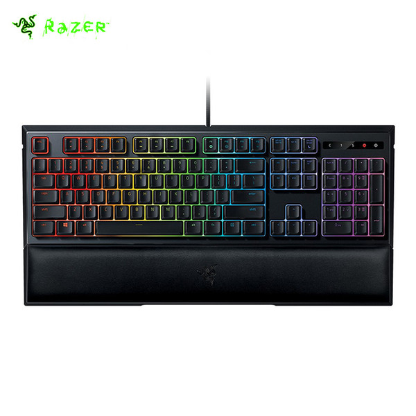 Original Razer Ornata 104 Keys Chroma Membrane US Layout RGB Gaming Keyboard With Individually Backlit Mid-Height Keycaps Wrist