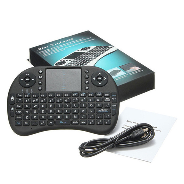 Rii I8 i8+ Fly Air Mouse Mini Wireless Handheld Keyboard 2.4GHz Touchpad Remote Control For M8S MXQ MXIII TV BOX Mini PC 10pcs