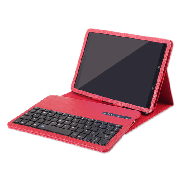 Ultra Slim Detachable Bluetooth Keyboard Portfolio Leather Case Cover