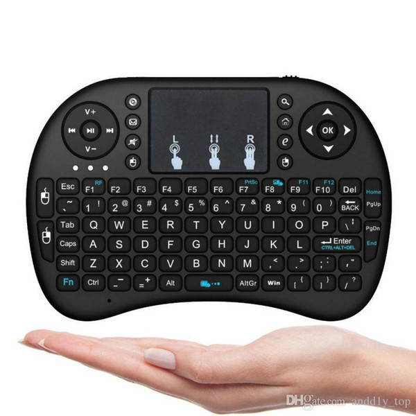 Mini Wireless Keyboard Rii i8 2.4GHz Air Mouse Keyboard Remote Control Touchpad For Android Box TV 3D Game Tablet PC02