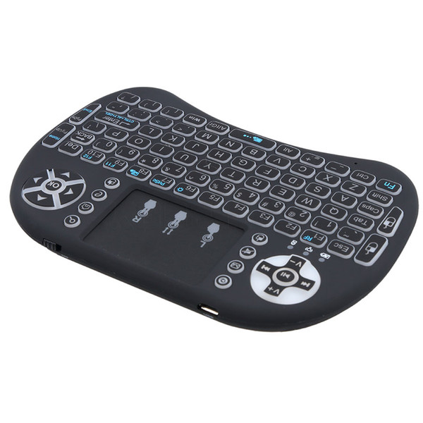 360-degree flip design Air Mouse Portable wireless keyboard with multimedia control keys and PC gaming control keys For PC, Pad,ect