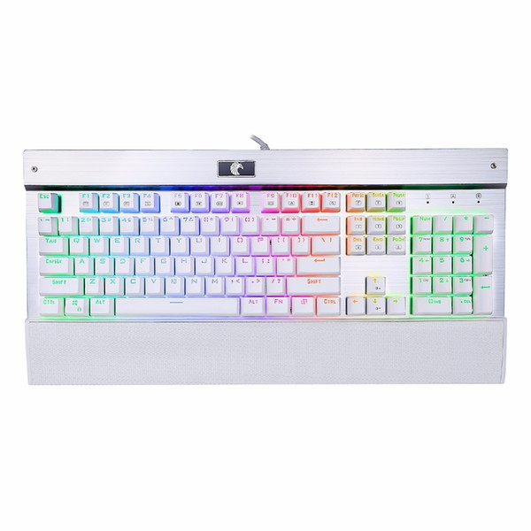 Eagle Z77 RGB LED Backlit Mechanical Keyboard with 104 Keys Anti Ghosting Outemu Blue Switches English Layout