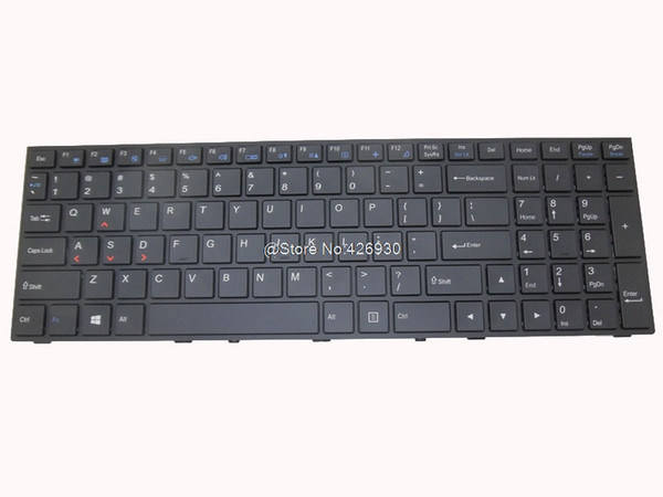 Keyboard For CLEVO P650SA MP-13H83USJ4306 6-80-P6500-012-1 United States US With Black Frame And Backlit New and Original