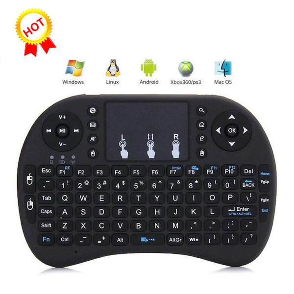 Rii i8 2.4G Wireless Mini Keyboard Fly Air Mouse Remote Controller with Touchpad Game Handheld For TV BOX X96 T95 M8S MXQ PRO