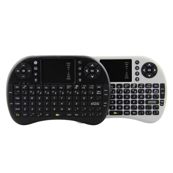 Wireless Keyboard rii i8 keyboards Fly Air Mouse Multi-Media Remote Control Touchpad Handheld With Battery for TV BOX Android Mini PC